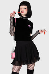 Women Crop | Killstar Gloomy Bones Crop Top