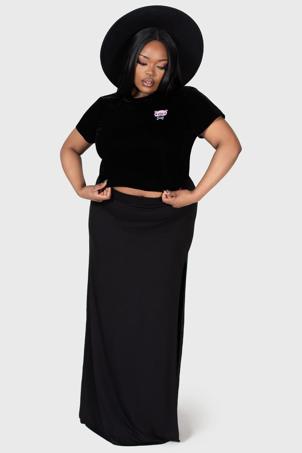 Women Crop | Killstar Gloomy Bones Crop Top