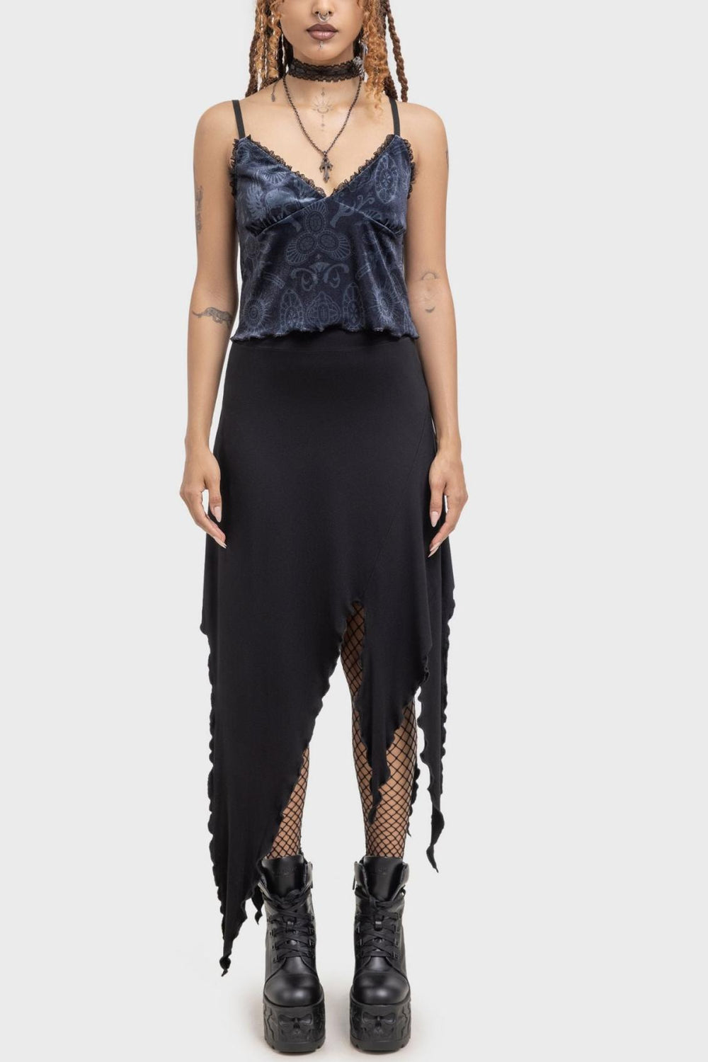 Women Crop | Killstar Half Vamp Top