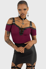 Women Crop | Killstar Hot-Blooded Top