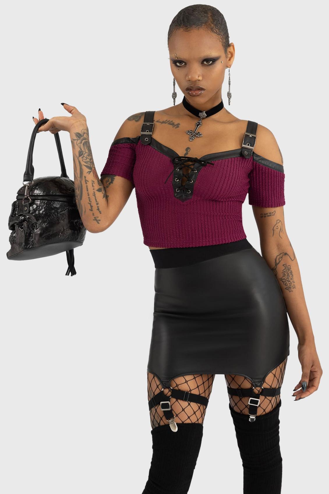 Women Crop | Killstar Hot-Blooded Top