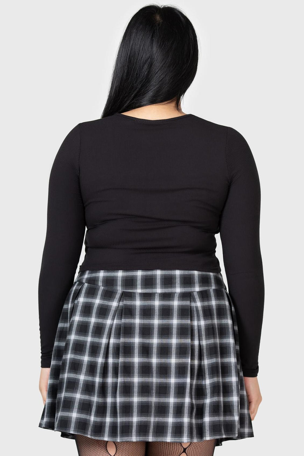 Women Crop | Killstar Lune Sting Ribbed Top