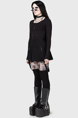 Women Crop | Killstar Lune Sting Ribbed Top