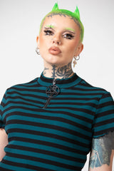 Women Crop | Killstar Malkin Crop Top [GREEN]