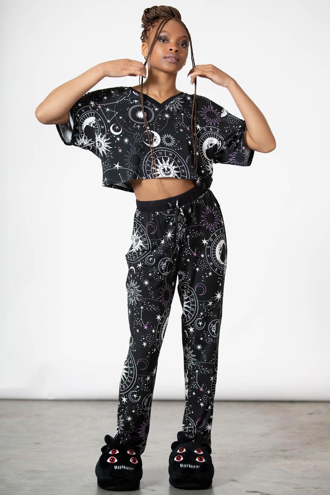 Women Crop | Killstar Moonlight V Neck Crop Top