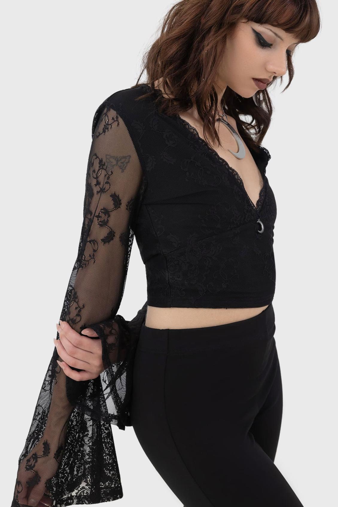 Women Crop | Killstar Serphent Top