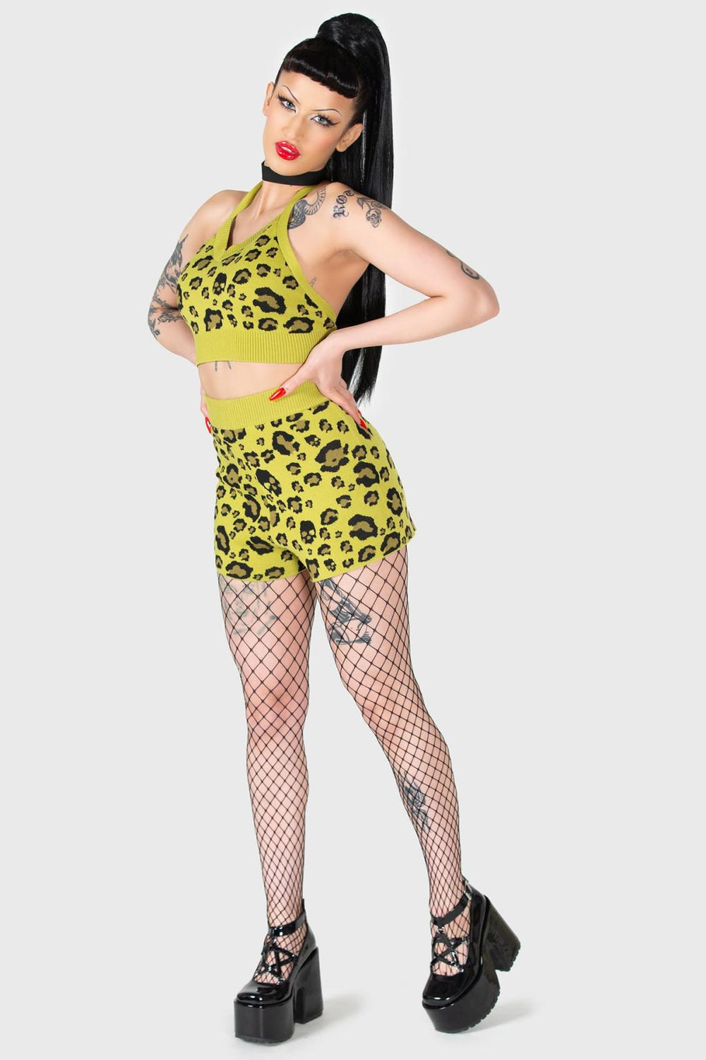 Women Crop | Killstar Skulleo Halter Top