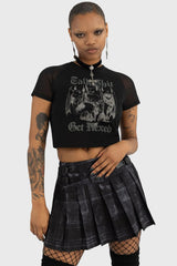 Women Crop | Killstar Talk Shit Crop Top