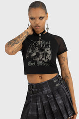Women Crop | Killstar Talk Shit Crop Top