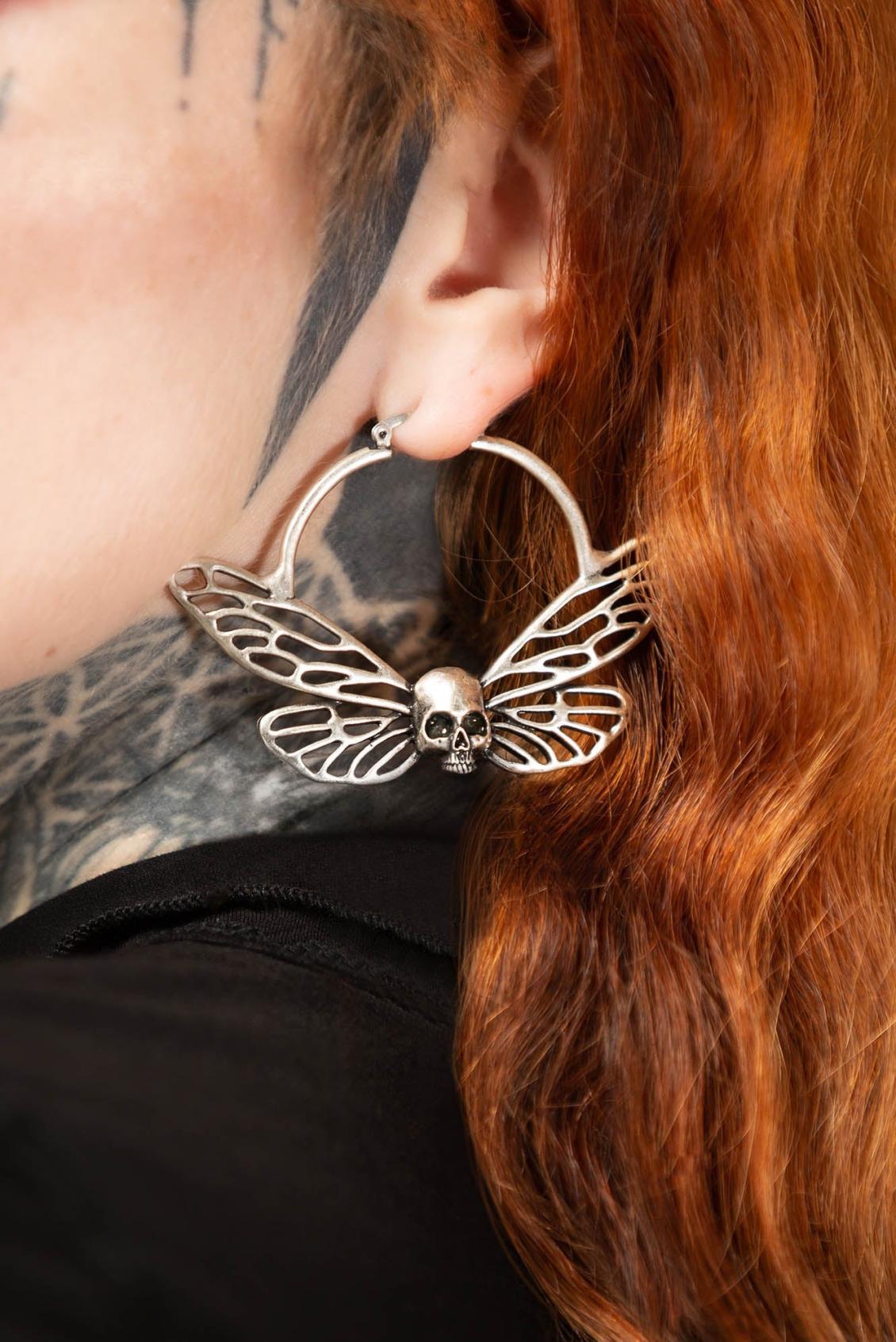 Women Earrings | Killstar Cicada Curse Earrings