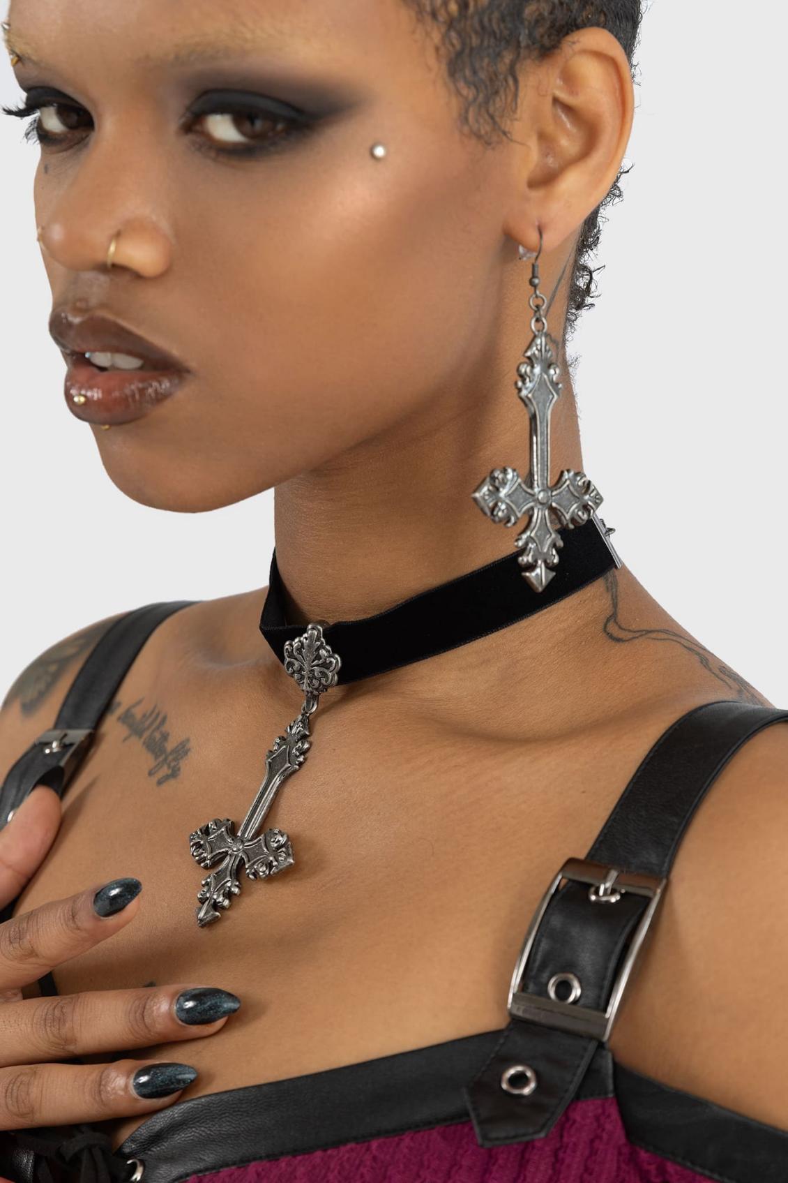 Women Earrings | Killstar Crossed Fates Earrings