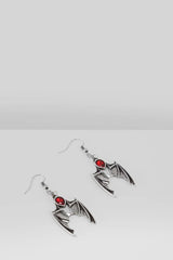 Women Earrings | Killstar Demon Night Drop Earrings [RED]