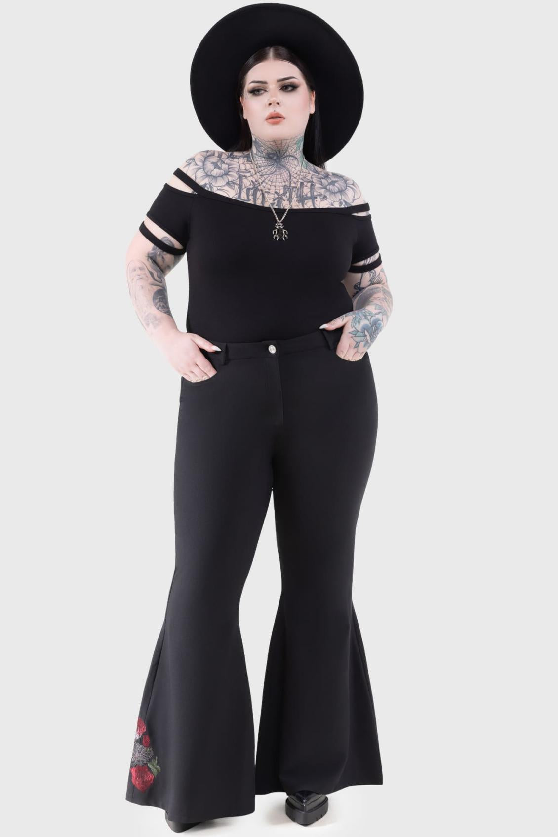 Women Flares | Killstar Blood Rose Flares