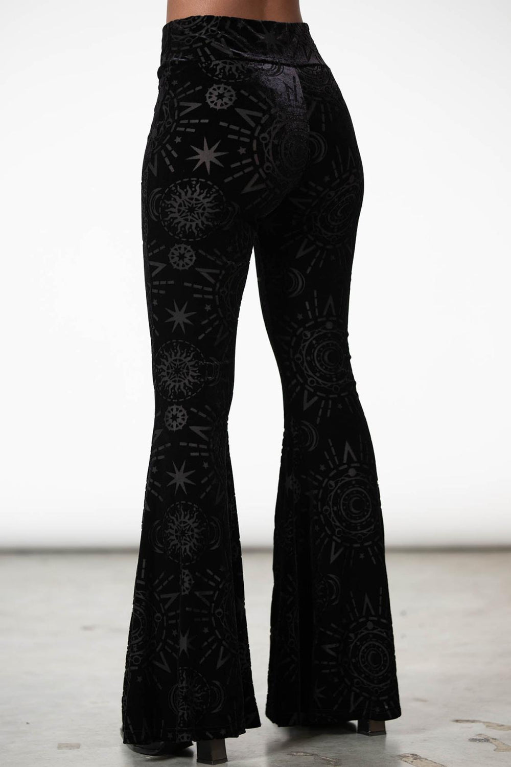 Women Flares | Killstar Evil Eye Burnout Bell Bottom