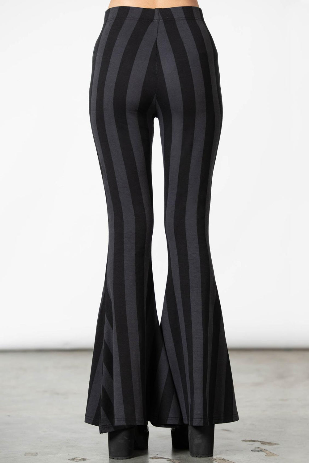 Women Flares | Killstar Inferno Room Flares [GREY STRIPE]