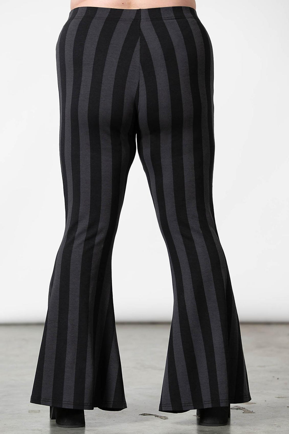 Women Flares | Killstar Inferno Room Flares [GREY STRIPE]