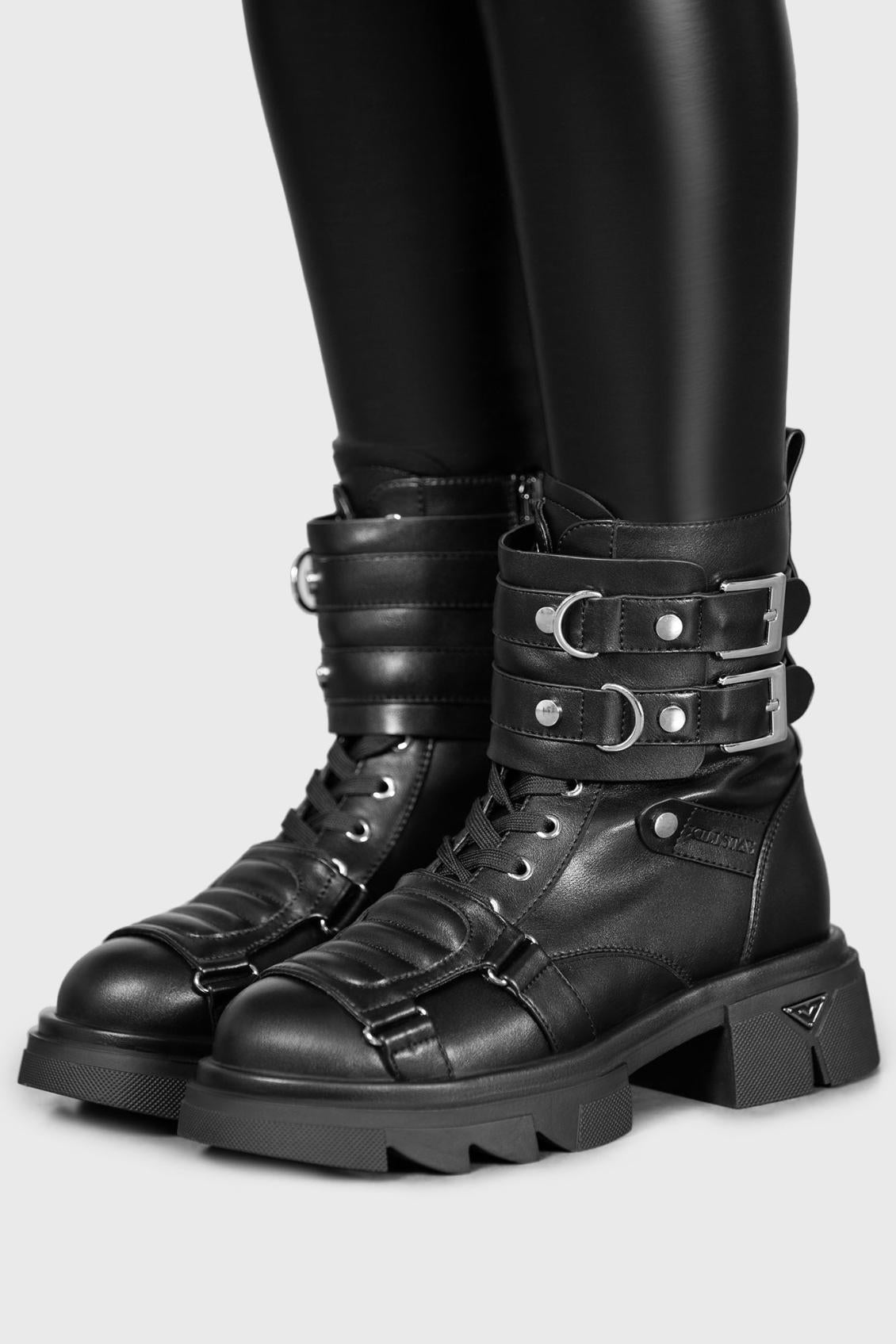 Women Flats &amp; Trainers | Killstar Dark Machine Boots