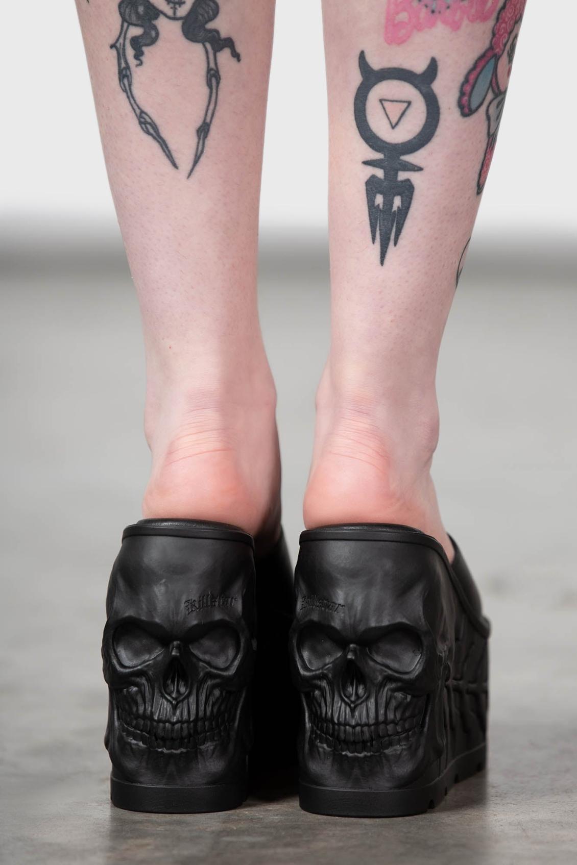 Women Flats &amp; Trainers | Killstar Doom Platform Sliders