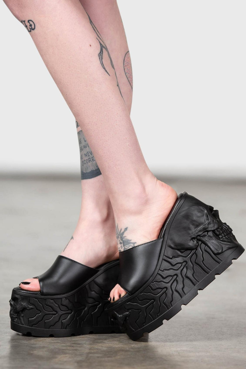 Women Flats &amp; Trainers | Killstar Doom Platform Sliders