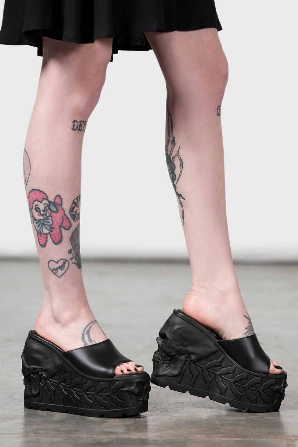 Women Flats &amp; Trainers | Killstar Doom Platform Sliders