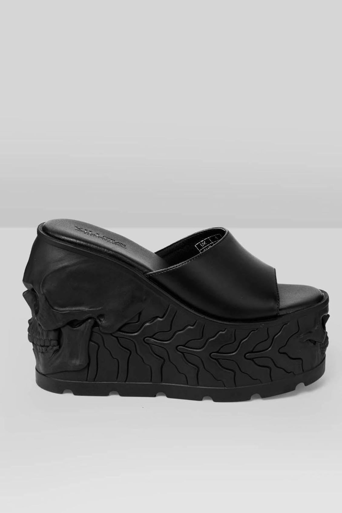 Women Flats &amp; Trainers | Killstar Doom Platform Sliders
