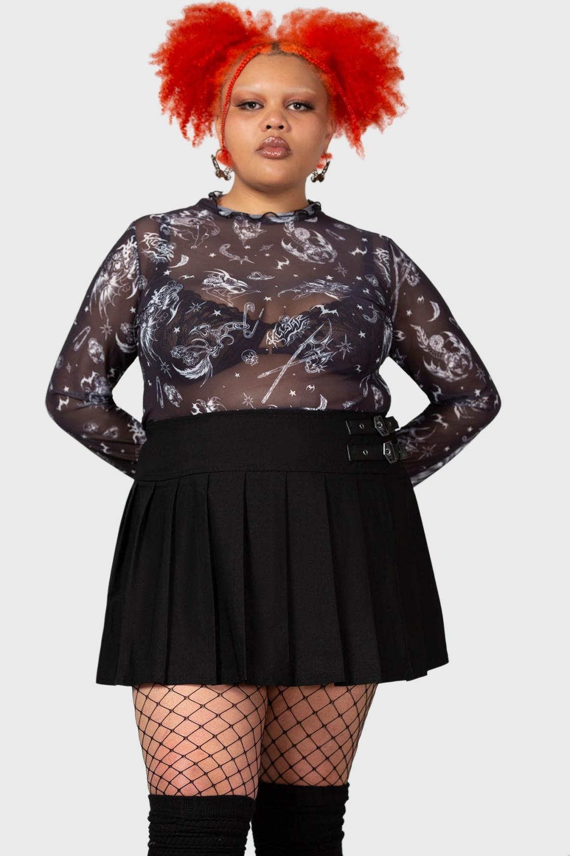 Women Going Out | Killstar Dazed Skull Crop Top