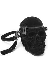 Women Handbags | Killstar Grave Digger Skull Handbag [VELVET]