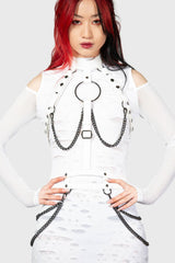 Women Harnesses &amp; Belts | Killstar Baphomet Bones Harness