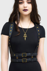 Women Harnesses &amp; Belts | Killstar Ivy Harness [Gold]