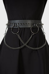 Women Harnesses &amp; Belts | Killstar Learn From Miseries Belt