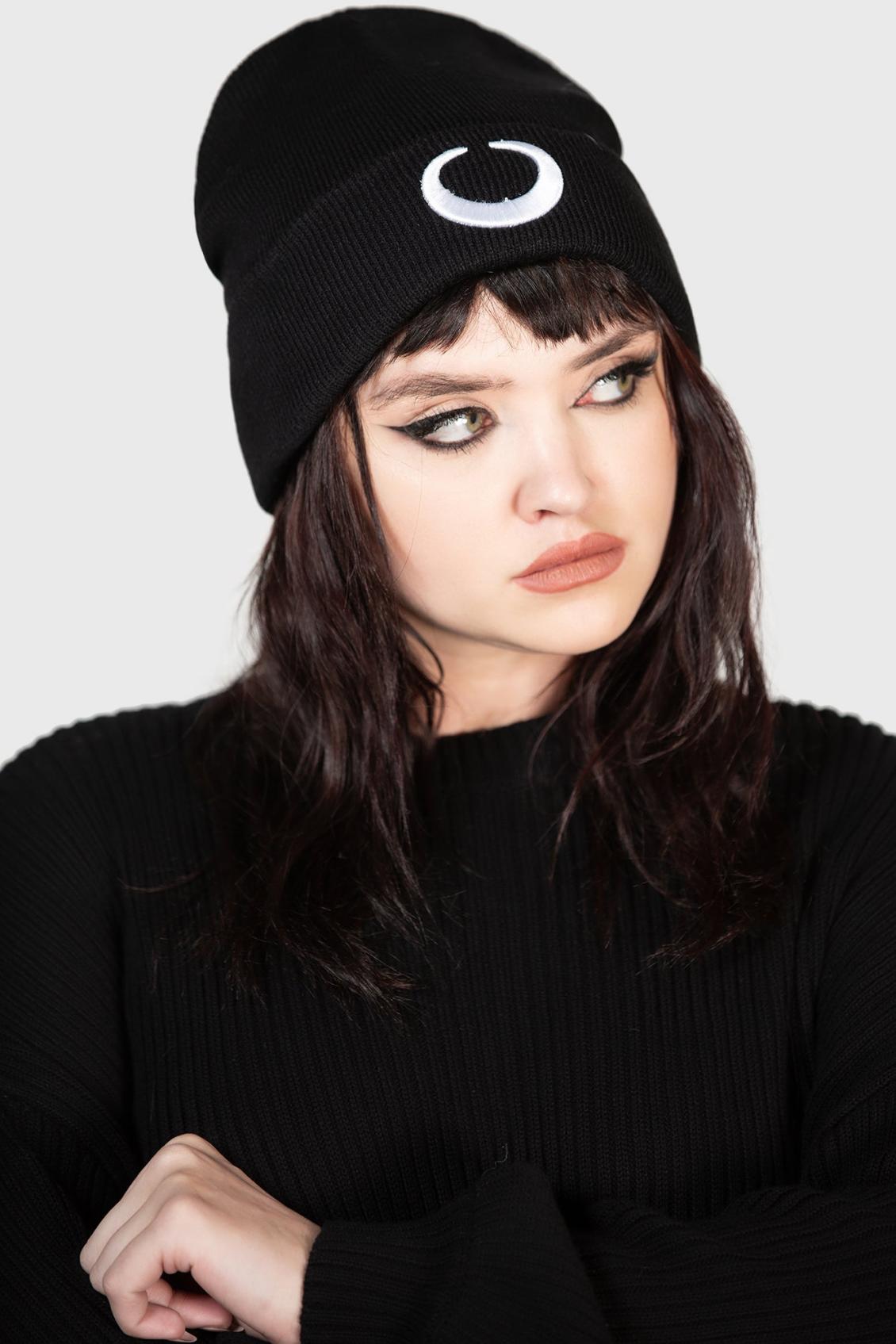 Women Hats &amp; Headbands | Killstar Luna Beanie [B]