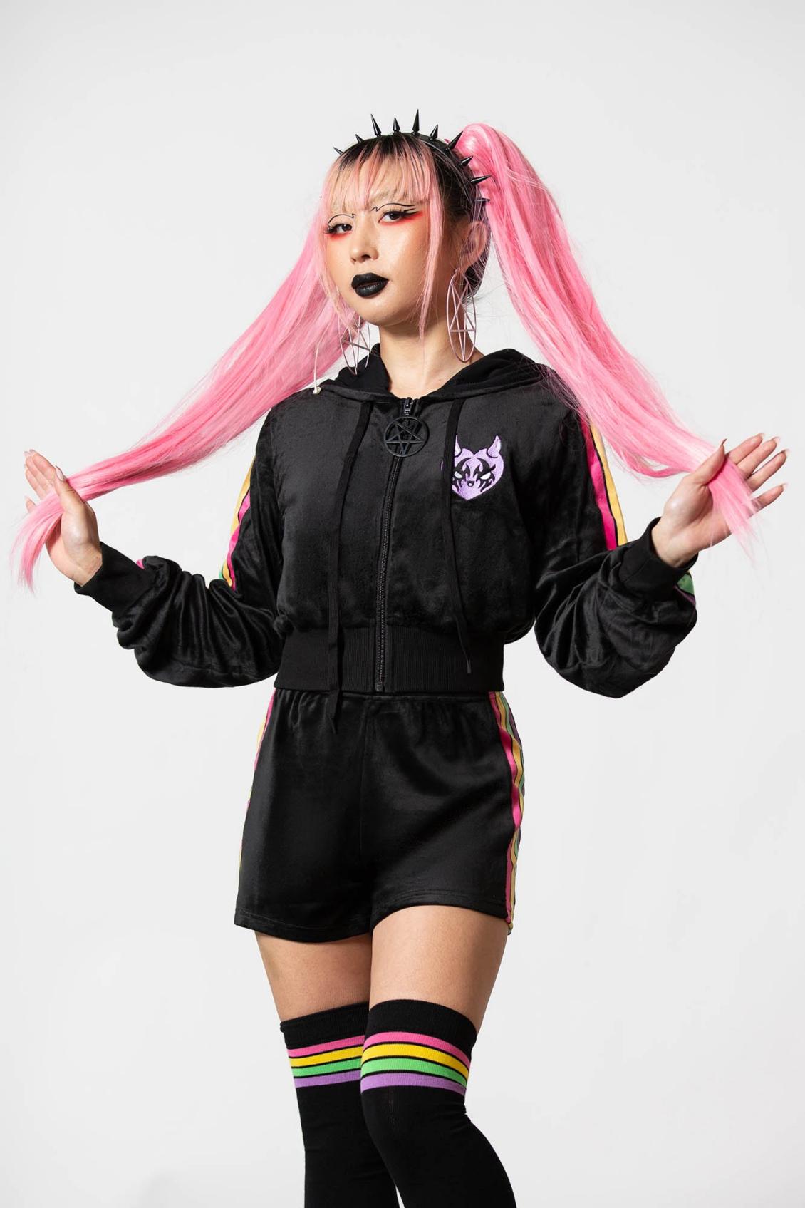 Women Hoodies | Killstar Coven Chill Velour Hoodie
