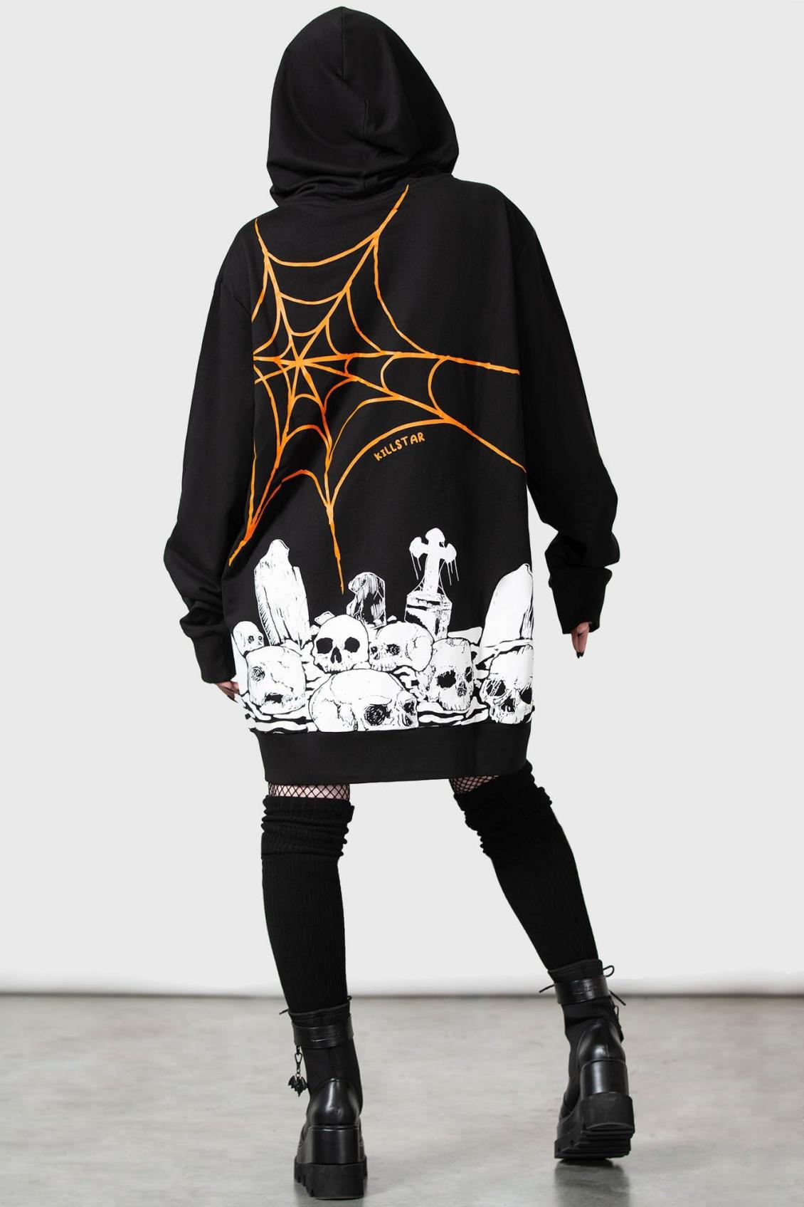 Women Hoodies | Killstar Pumpkin Reaper Hoodie
