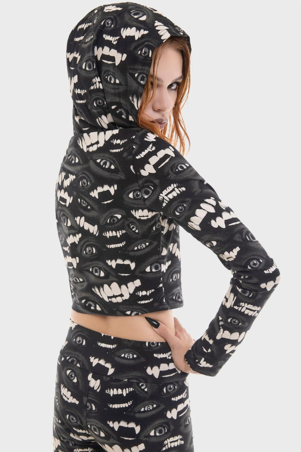 Women Hoodies | Killstar The Lost Boys Crop Hooded Top