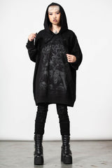 Women Hoodies | Killstar The Verge Fishnet Hoodie