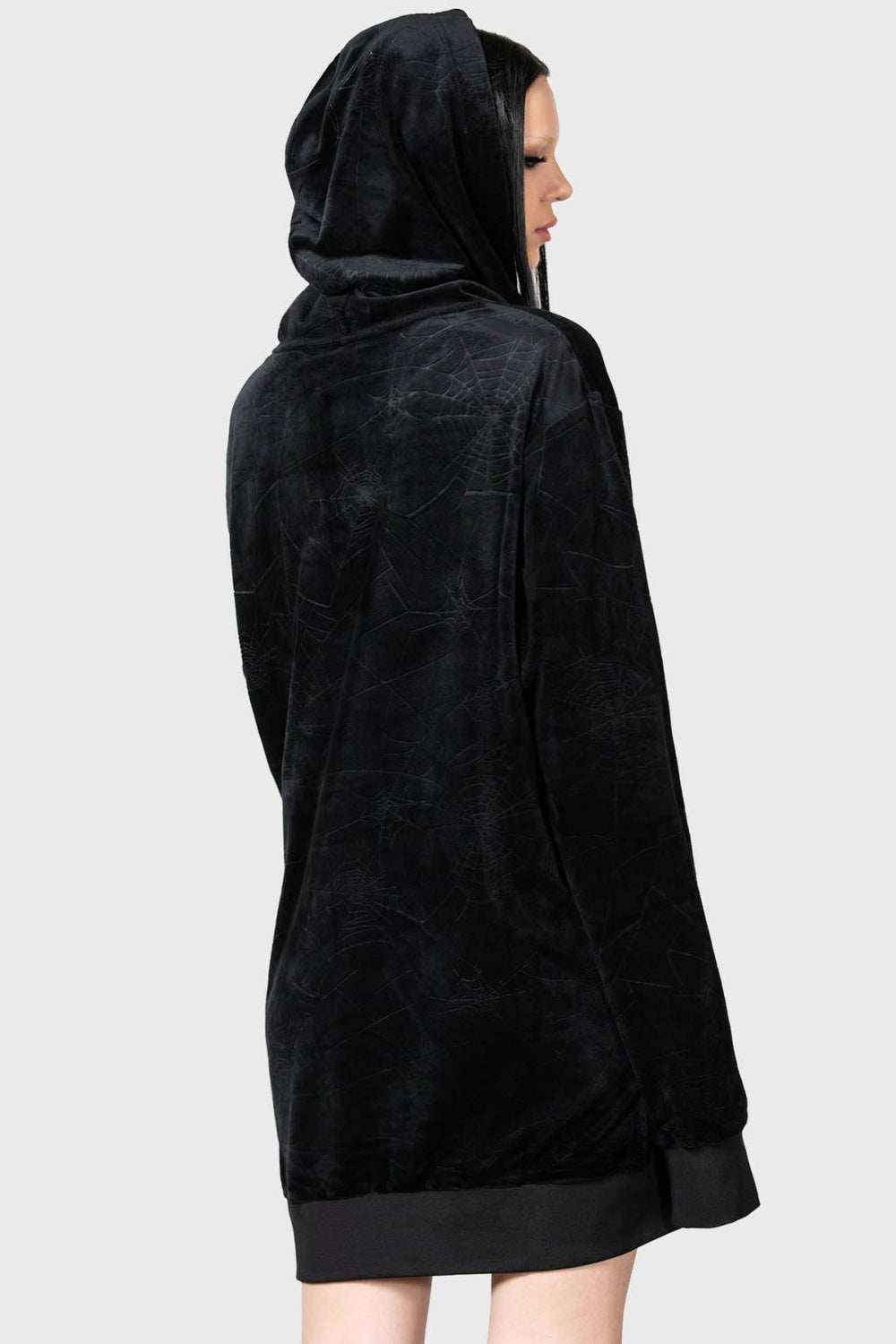 Women Hoodies | Killstar Webmare Longline Hoodie