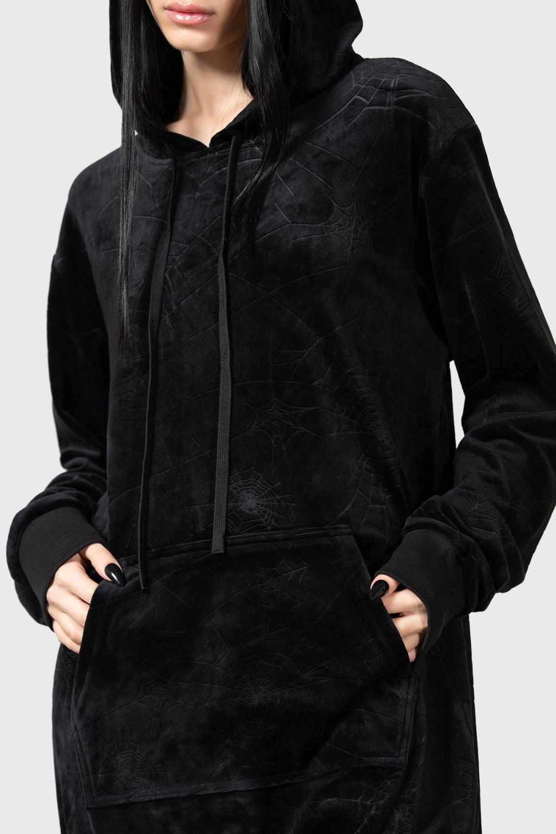 Women Hoodies | Killstar Webmare Longline Hoodie