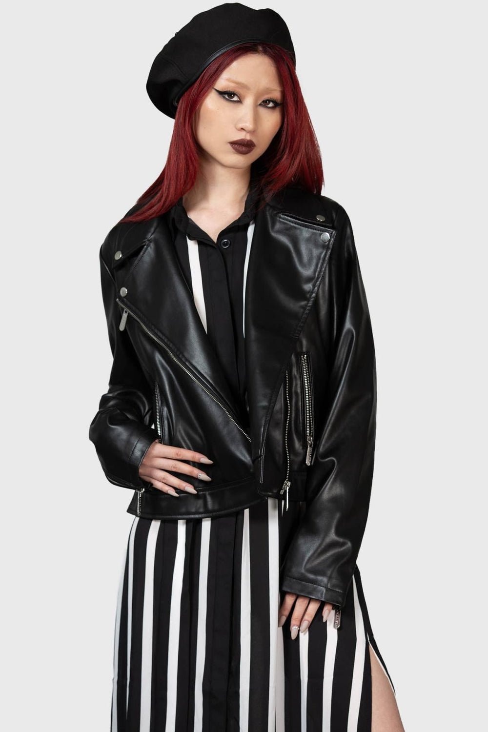 Women Jackets &amp; Coats | Killstar Night Wrath Biker Jacket