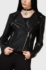 Women Jackets &amp; Coats | Killstar Night Wrath Biker Jacket