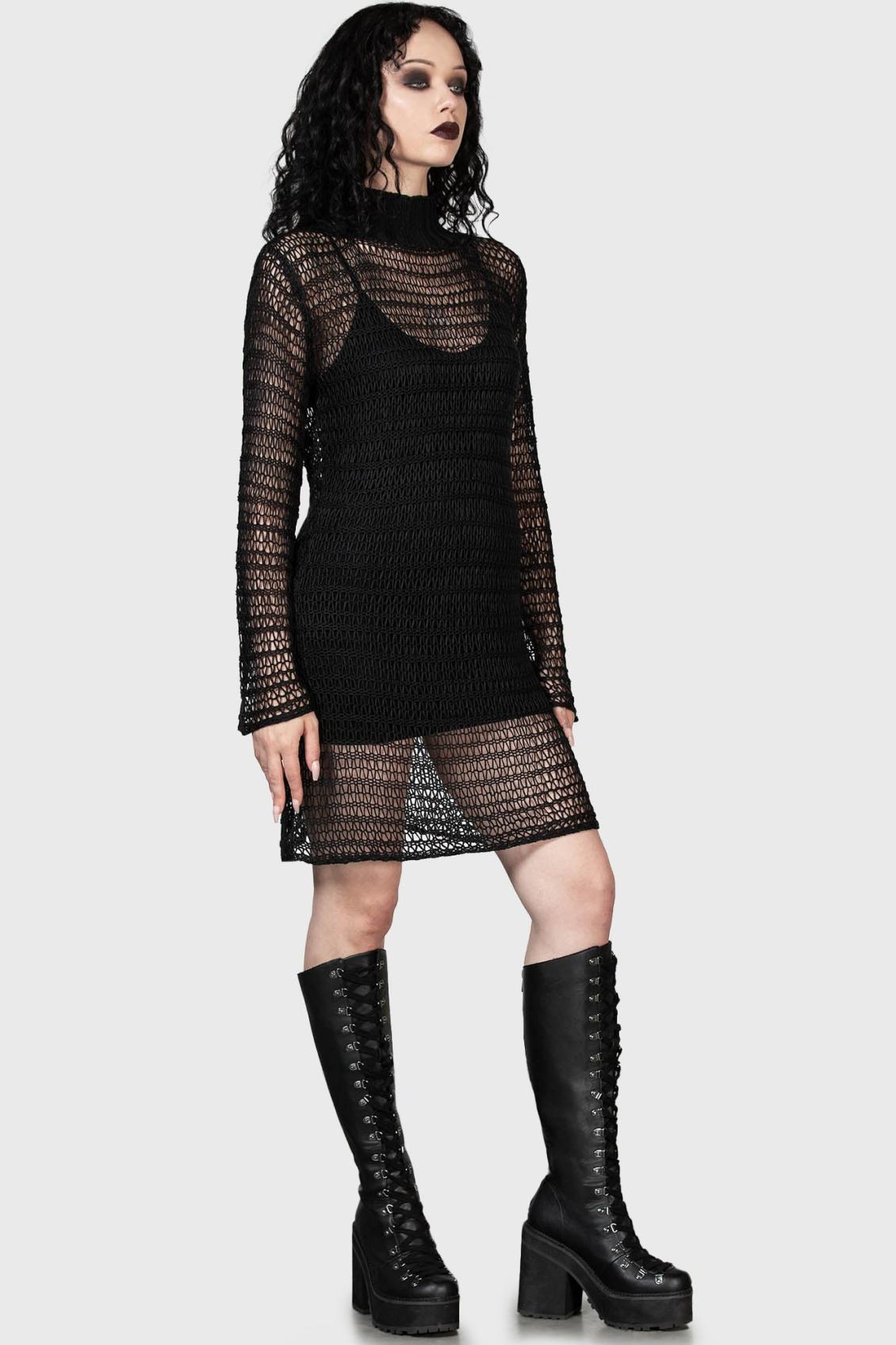 Women Knitted | Killstar Rebecca&#039;s Rage Knit Dress