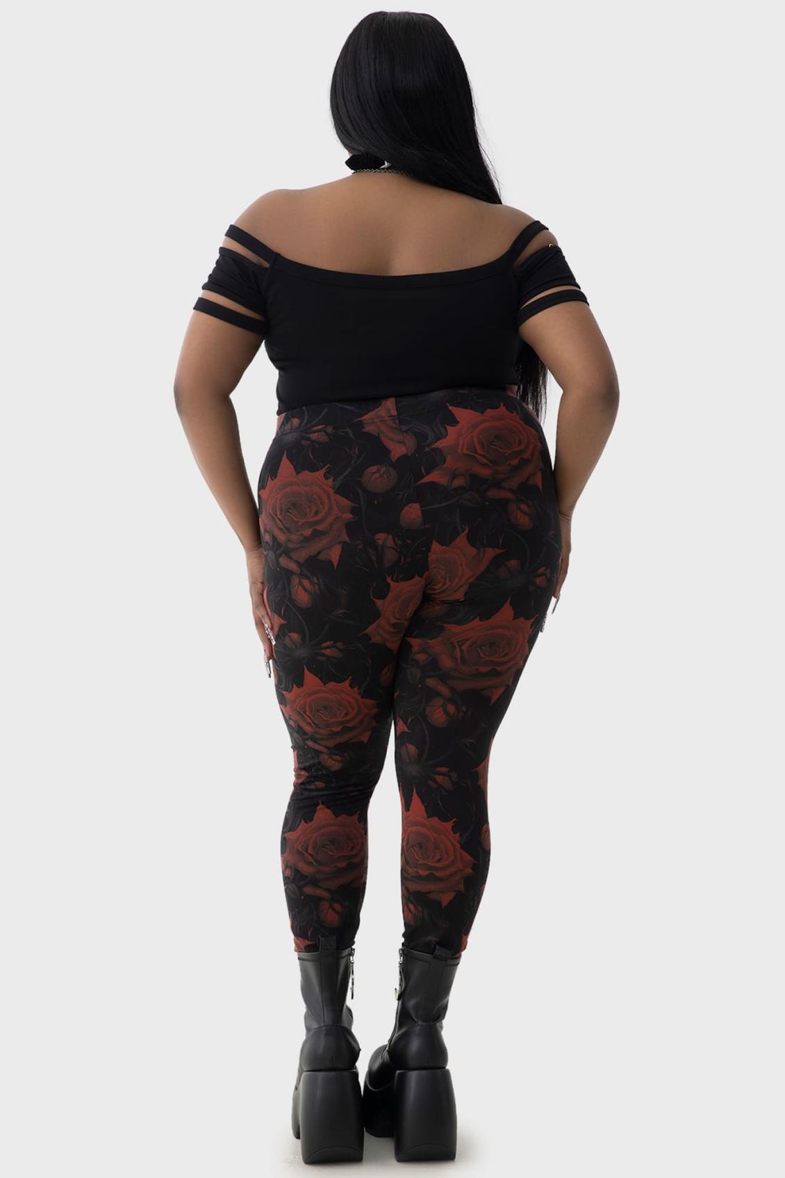 Women Leggings | Killstar Blood Rose Leggings
