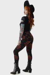 Women Leggings | Killstar Blood Rose Leggings