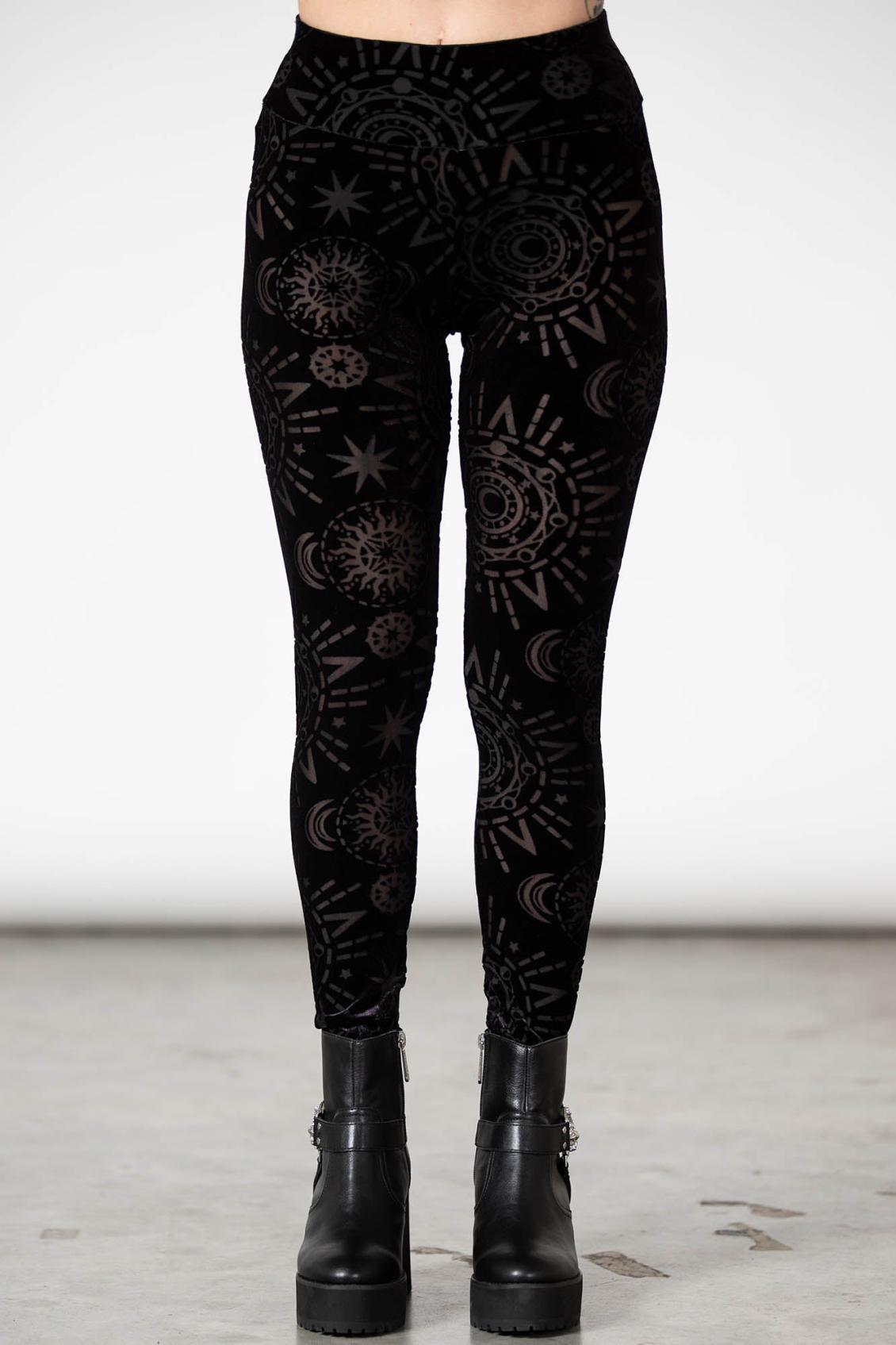 Women Leggings | Killstar Brielle Burnout Leggings