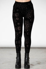 Women Leggings | Killstar Brielle Burnout Leggings
