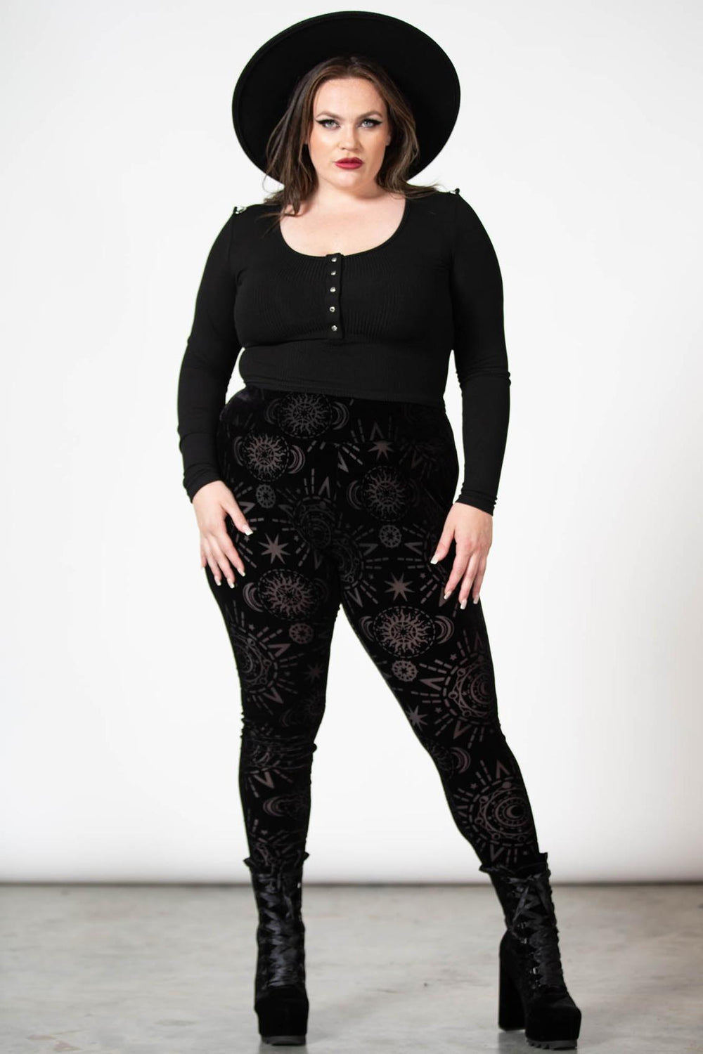 Women Leggings | Killstar Brielle Burnout Leggings