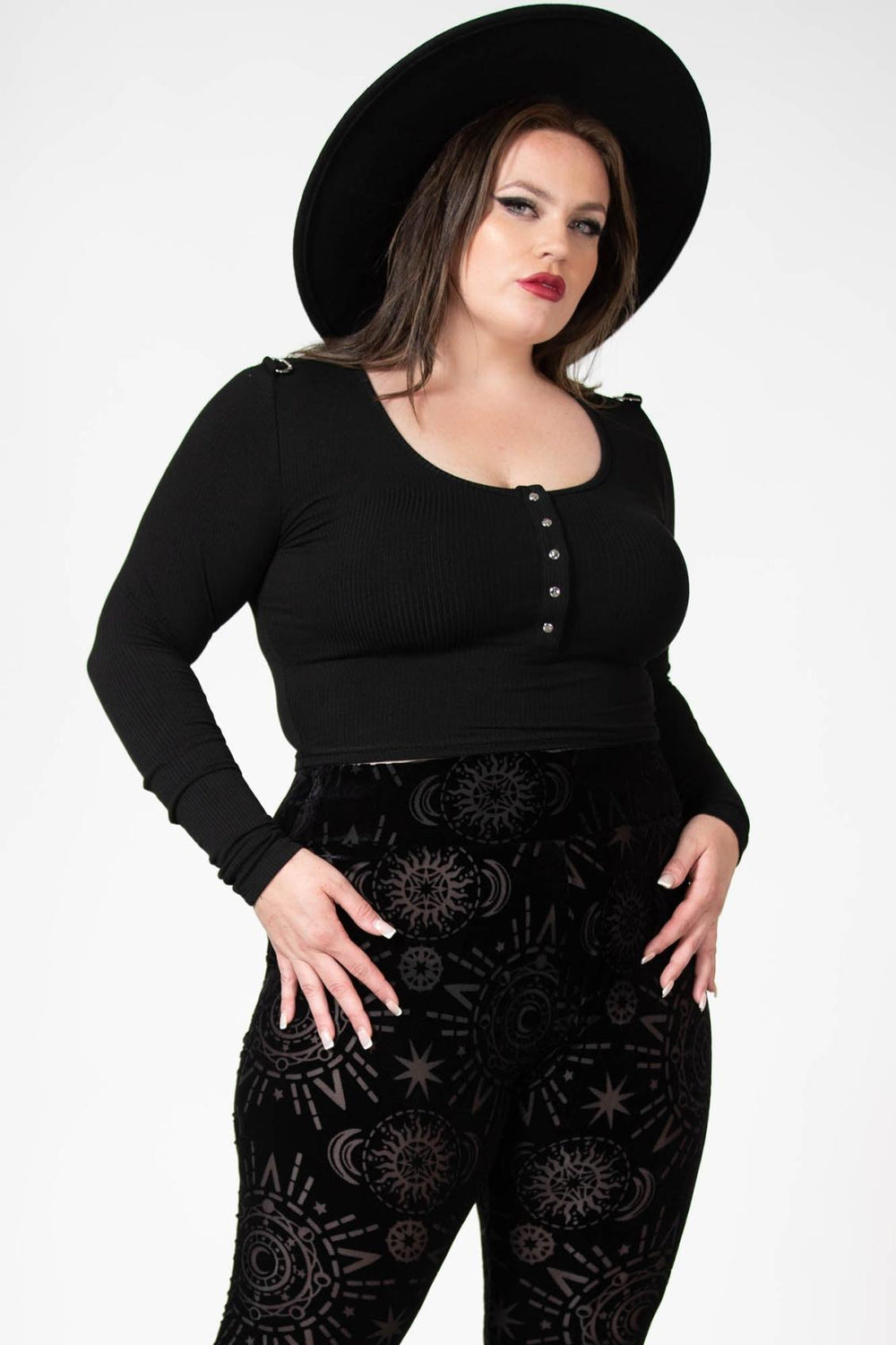 Women Leggings | Killstar Brielle Burnout Leggings