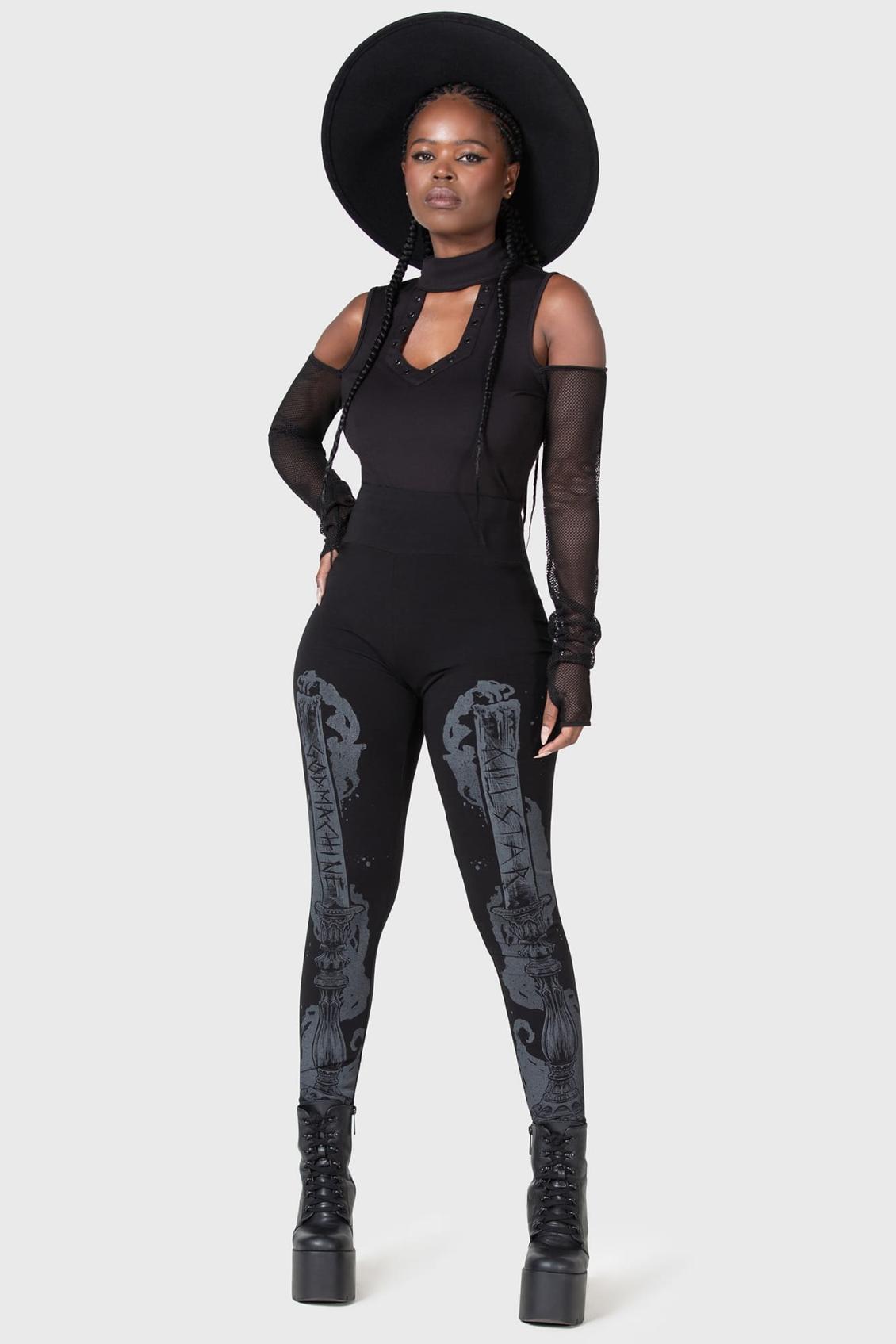 Women Leggings | Killstar Candelabrum Leggings