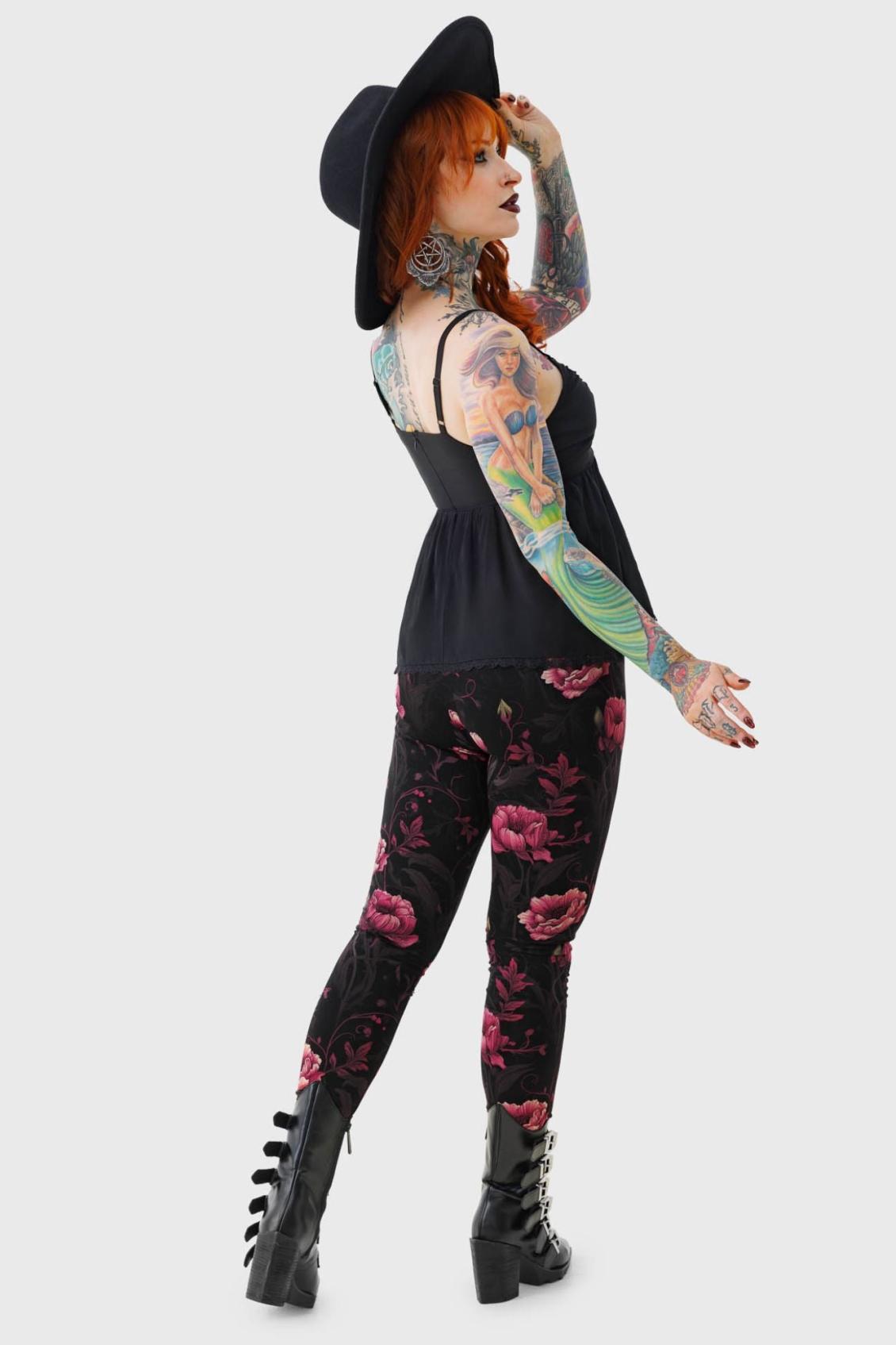 Women Leggings | Killstar Cottage Chorus Leggings
