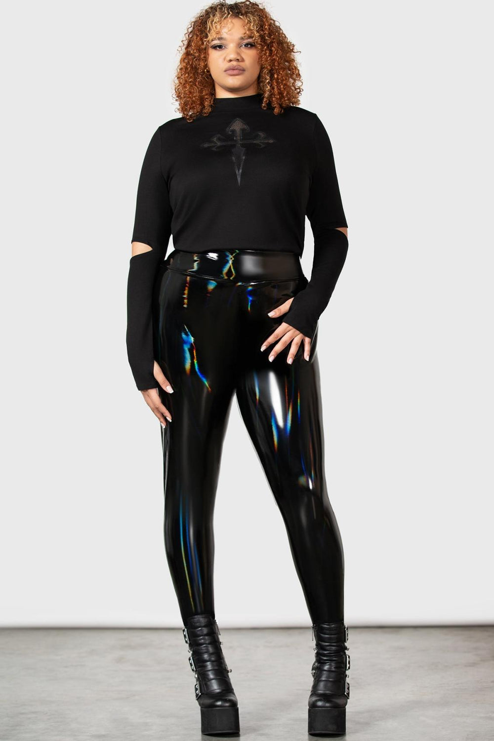 Women Leggings | Killstar Darkwaves &amp; Raves Leggings