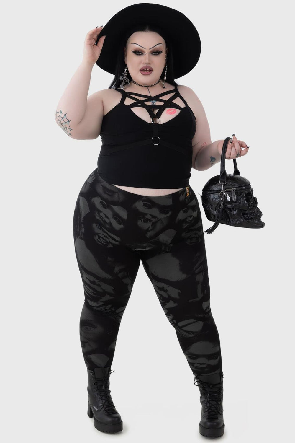 Women Leggings | Killstar Eat Your Heart Out Leggings